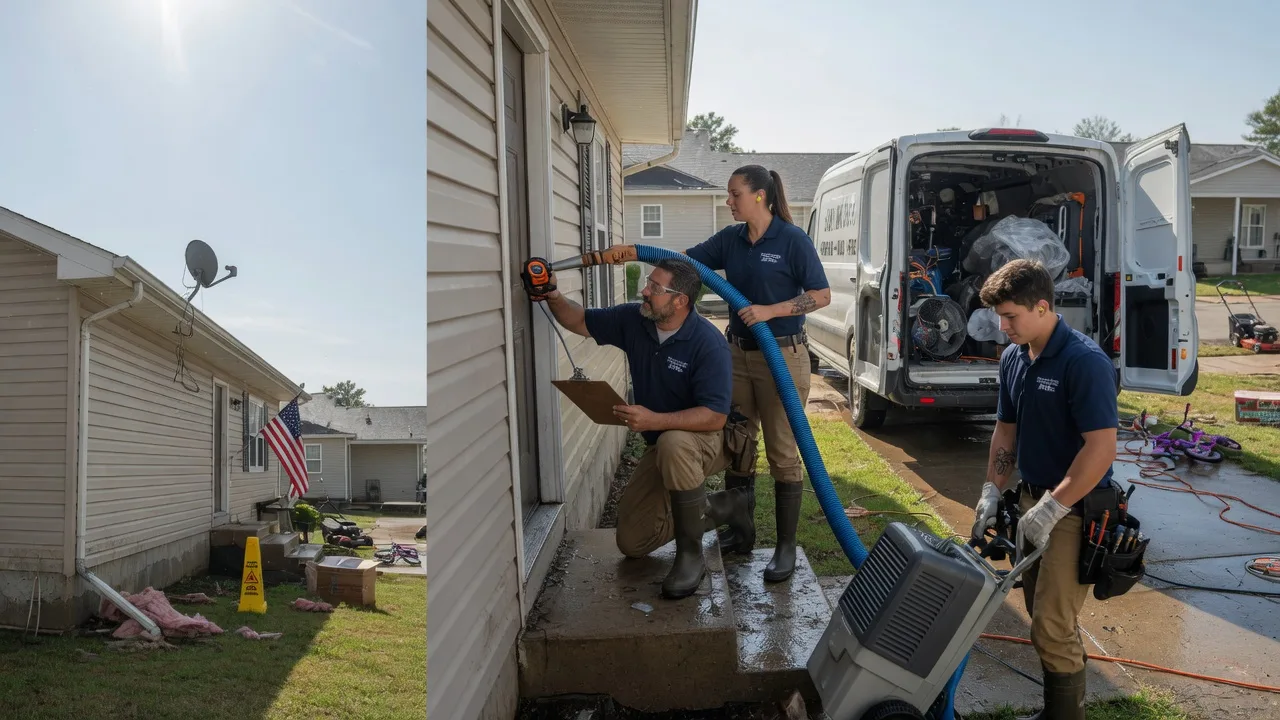 Ceiling Water Damage Restoration in Zurich, MT near me